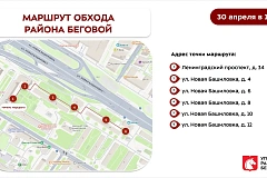 Еженедельный обход главы управы 30.04.2026