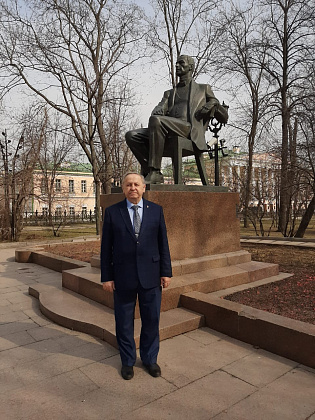 Руководство УВД Северного округа столицы поздравили ветерана органов внутренних дел Федора Павлича с 75-летием