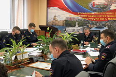В УВД по САО состоялось подведение итогов работы за 1-й квартал 2022 года