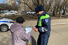 Госавтоинспекция Северного округа провела профилактическое мероприятие «Пешеход»