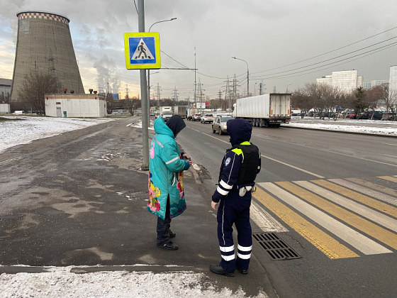 Отдел Госавтоинспекции Северного округа г. Москвы провел профилактическое мероприятие «Пешеходный переход»