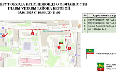 Обход исполняющего обязанности главы управы 05.04.2025
