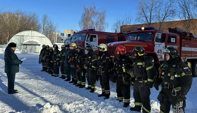 В Северном административном округе прошли плановые тренировки газодымозащитников